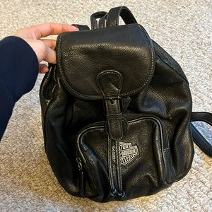 Harley Davidson mini black backpack